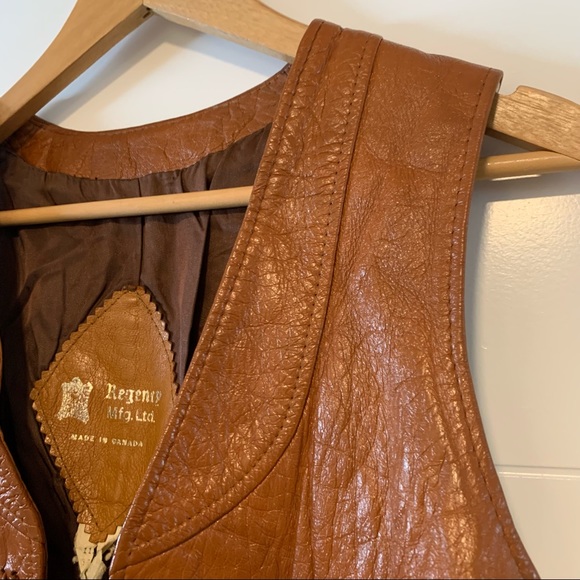 Vintage Pleather Vest - Picture 3 of 16